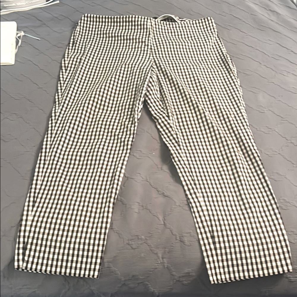 Brooks Brother Black and White Checkered Pants